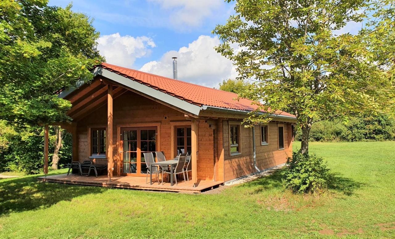 Oekologisches Holzblock-Ferienhaus 150 Im Lauterdoerfle Zu Vermieten - Neubau Villa Hayingen Exterior photo